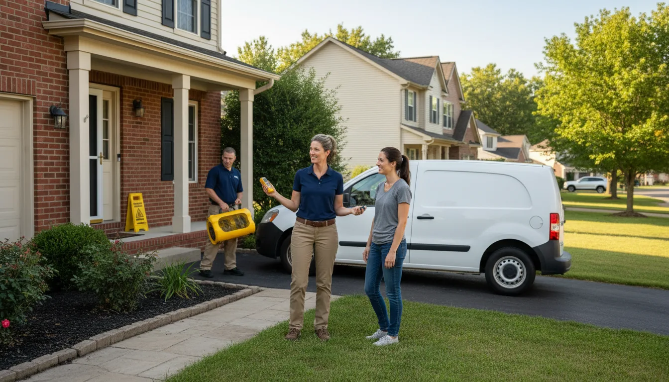 Residential water damage restoration in Mammoth, AZ